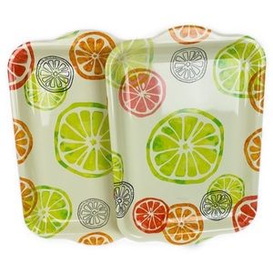 2 Tropical Serving Dinner Serving TV Trays